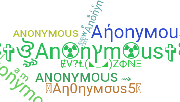 उपनाम - Anonymous
