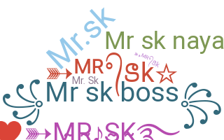 उपनाम - MRSk