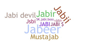 उपनाम - Jabi
