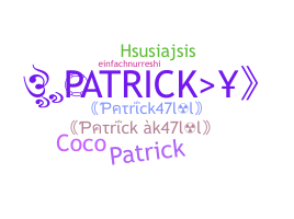 उपनाम - Patrick47lol