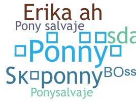 उपनाम - Ponny