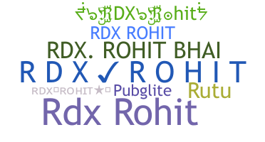 उपनाम - RDXRohit