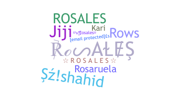 उपनाम - Rosales