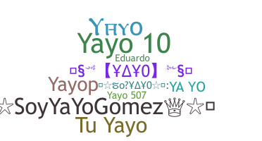 उपनाम - yayo