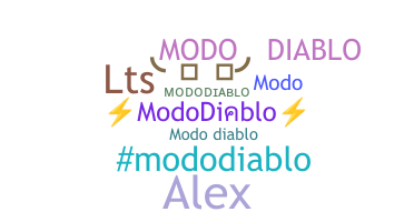 उपनाम - ModoDiablo