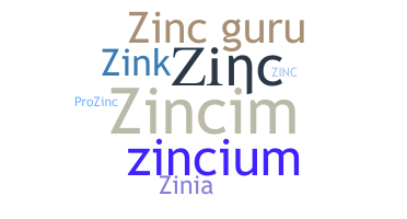 उपनाम - Zinc