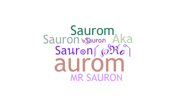 उपनाम - sauron