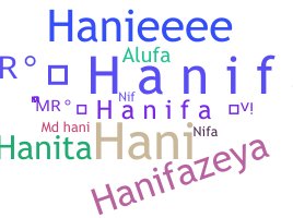 उपनाम - Hanifa