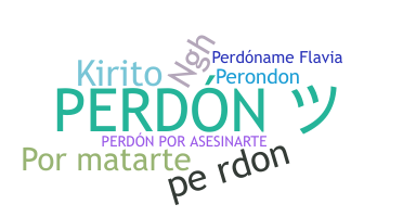 उपनाम - Perdon