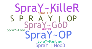 उपनाम - Sprayop
