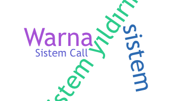 उपनाम - sistem