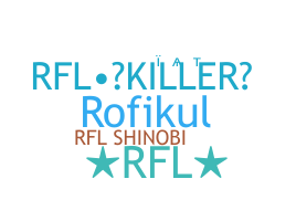 उपनाम - RFL