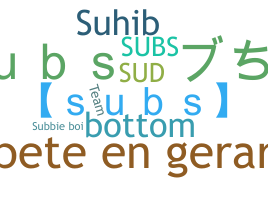 उपनाम - Subs