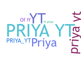 उपनाम - PriyaYT