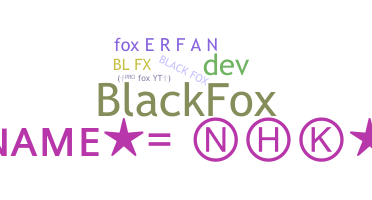 उपनाम - blackfox