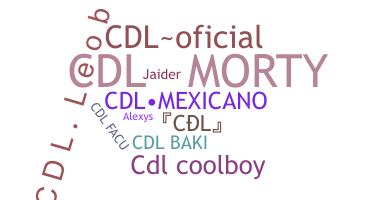 उपनाम - CDL
