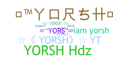 उपनाम - Yorsh