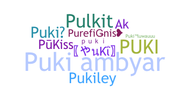 उपनाम - PuKi