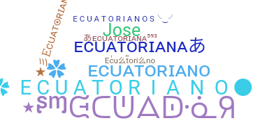 उपनाम - ecuatoriano