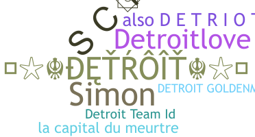 उपनाम - Detroit