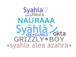 उपनाम - Syahla