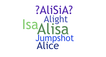 उपनाम - Alisia