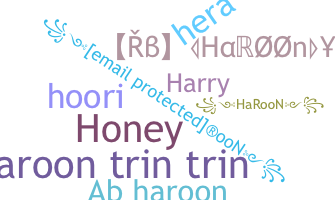 उपनाम - Haroon