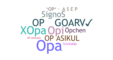 उपनाम - opa