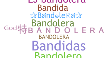 उपनाम - bandolera