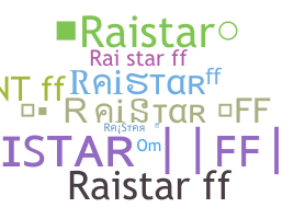 उपनाम - RaistarFF