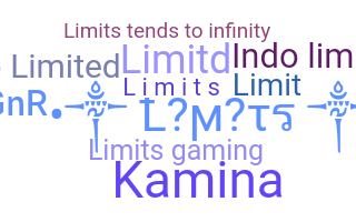 उपनाम - limits