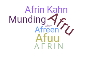उपनाम - Afrin