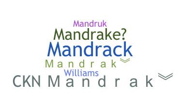 उपनाम - Mandrak