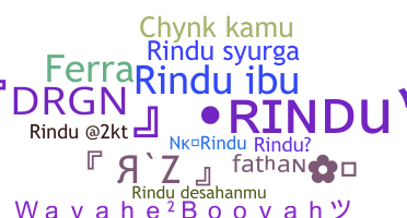 उपनाम - Rindu