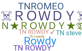 उपनाम - Tnrowdy