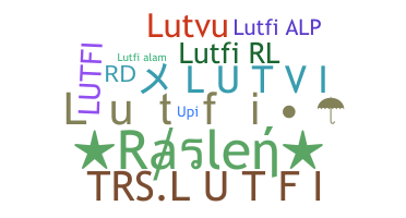 उपनाम - Lutfi