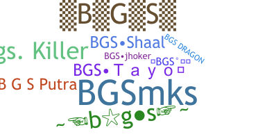 उपनाम - BGS