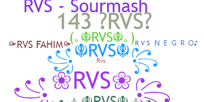 उपनाम - RVS
