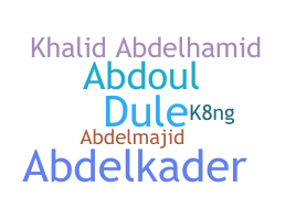 उपनाम - Abdel