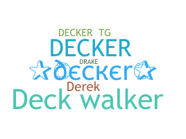 उपनाम - Decker