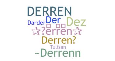 उपनाम - Derren