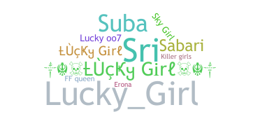 उपनाम - LuckyGirl
