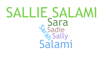 उपनाम - Sallie