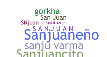 उपनाम - Sanjuan
