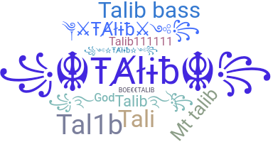 उपनाम - Talib