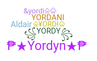 उपनाम - Yordi