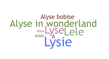 उपनाम - Alyse