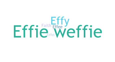 उपनाम - Effie