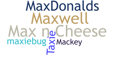 उपनाम - Maxie