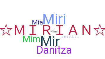 उपनाम - Mirian